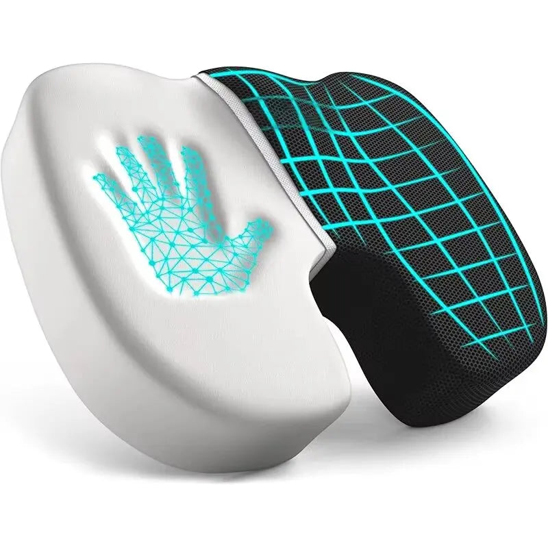 Ergonomic Memory Foam Office Chair Cushion Hemorrhoid Support Cushion Sedentary Relief Seat Pad Student Car Seat Cushion